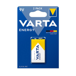 Bateria alkaliczna 9V Varta ENERGY 6F22 (blister = 1 szt.)
