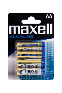 Baterie alkaliczne AA MAXELL LR06 (blister = 4 szt.)