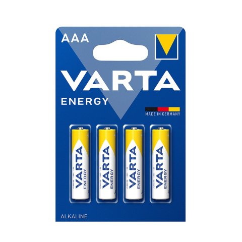 Baterie alkaliczne AAA Varta ENERGY R03 (blist = 4 szt.)