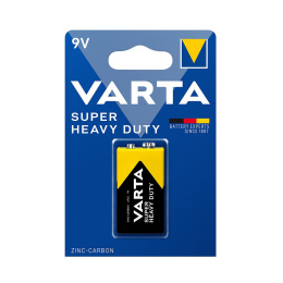 Bateria 9V VARTA Super Heavy Duty 6F22 (blister = 1 szt.)
