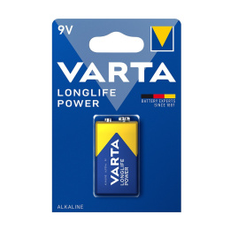 Baterie alkaliczne 9V Varta ENERGY 6F22 (blister = 1 szt.)