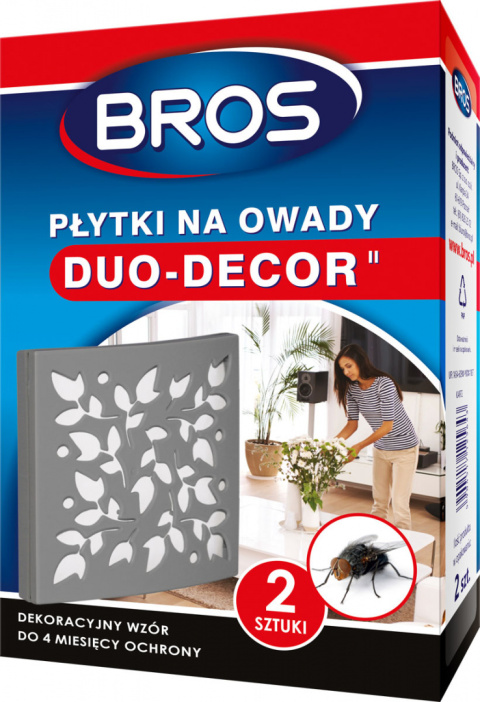 Płytki na owady DUO DECOR 2szt. BROS