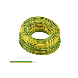 Przewód DY 1x1,5 żółty-ziel. 450/750V (100m)