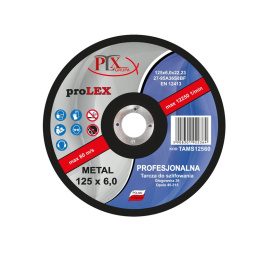 Tarcza do szlifowania do metalu 125x6,0 PROLEX (10szt).
