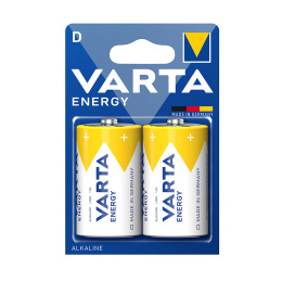 Baterie alkaliczne R20 Varta ENERGY D (blister = 2 szt.)
