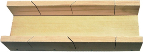 Skrzynka uciosowa drewniana 450x110