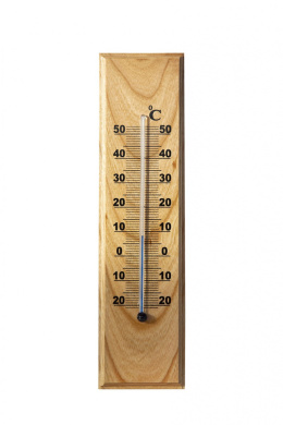 Termometr pokojowy drewniany średni 23cm