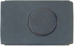 Płyta żeliwna kuchenna GRUDZIĄDZ jeden otwór 2-krawędzowe stopniowane