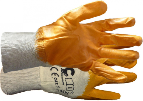 Rękawice Nitrylowe żółte rozmiar 10 (12par)