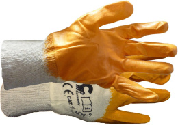 Rękawice Nitrylowe żółte rozmiar 8 (12par)