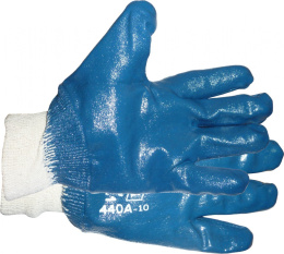 Rękawice grube nitrylowe niebieskie rozmiar 10