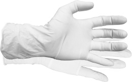 Rękawice jednorazowe lateksowe rozmiar L 100szt