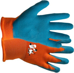 Rękawice ochronne dziecięce orange lateks, rozmiar 4
