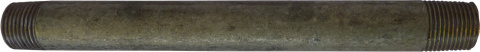 Rura dwustronnie gwintowana 1/2" x 400mm OCYNK