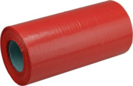 Taśma oznaczeniowa kablowa czerwona szer200mm /dł.100mb /gr.0,08mm